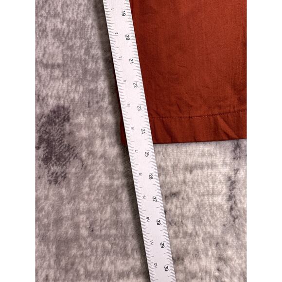 Mr. P Pants 36 Mens Mr Porter Cotton Blend Orange Casual Drawstring Crop - Picture 5 of 8